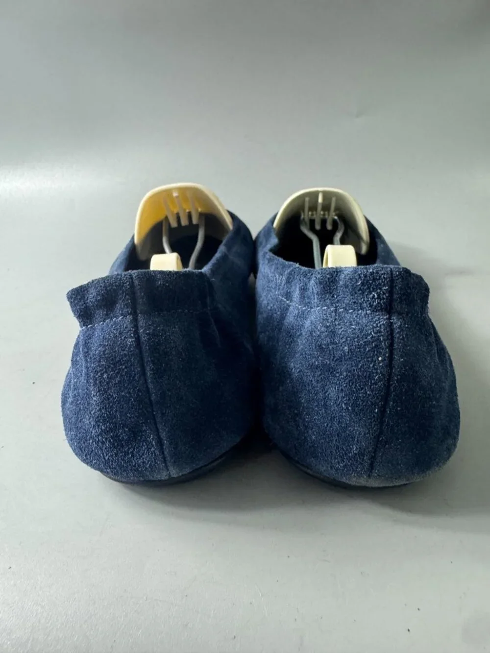 Tory Burch Navy Blue Suede Flats, Size 9 M